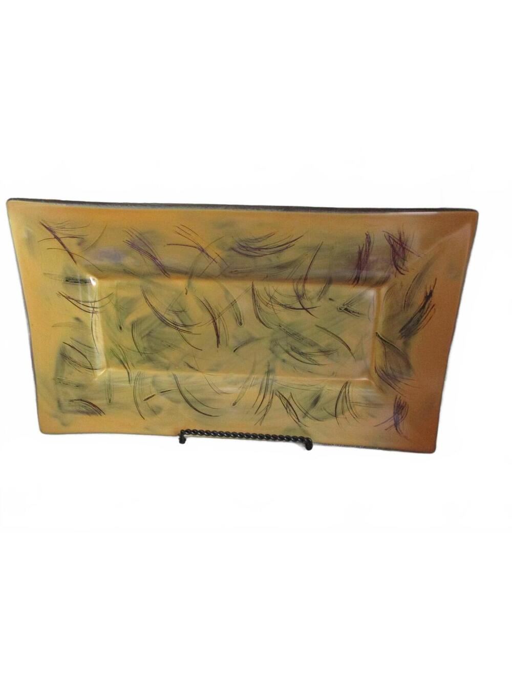 Dining | Vintage Edgecomb Pottery Maine 165 Midcentury Yellow Abstract ...